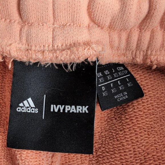 Adidas x Ivy Park Women's Pink Sweatpants Thick Elastic Limited Edition, Size XS - Picture 3 of 10